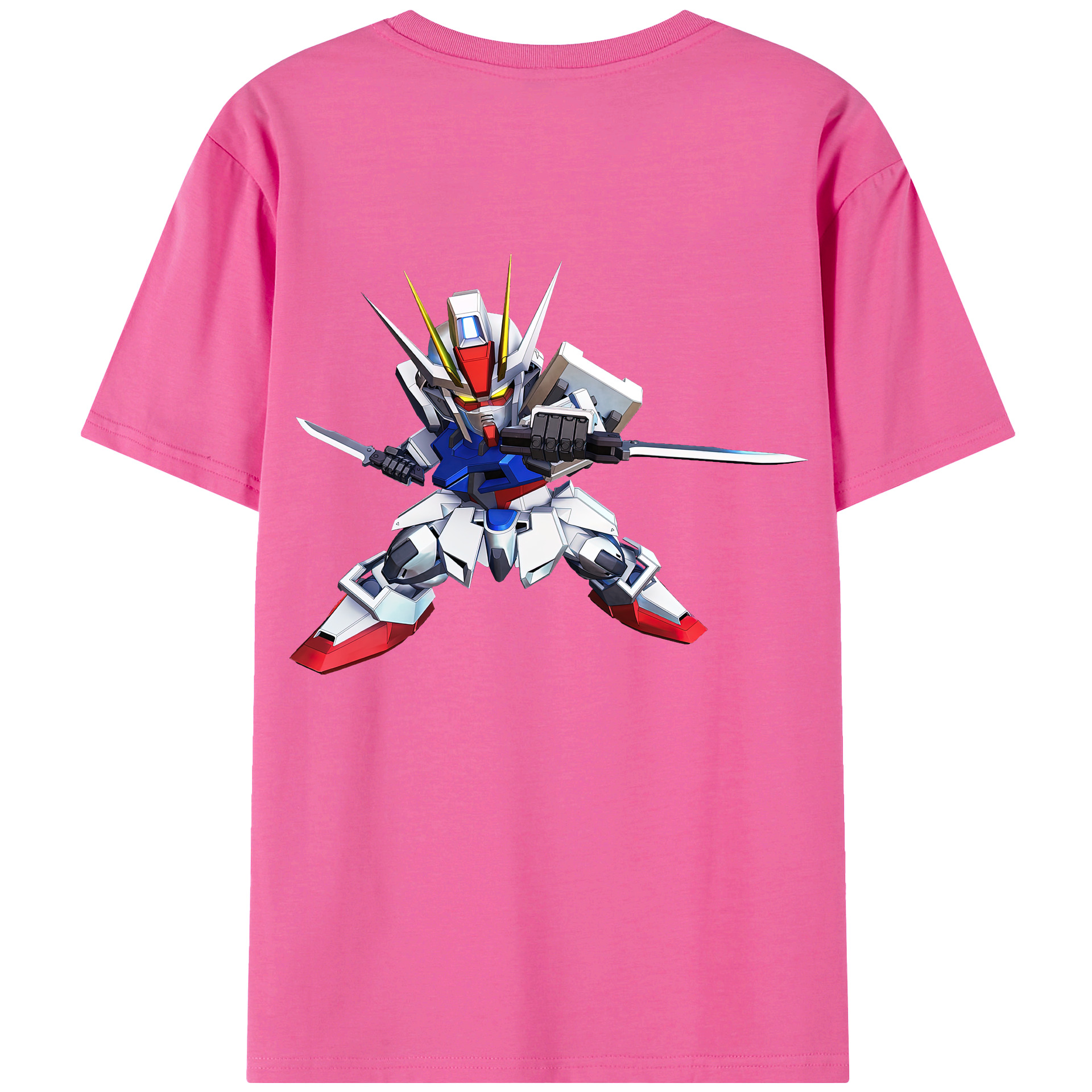 （画像用） 機動戦士ガンダム Mobile Suit Gundam レディース半袖Tシャツ(バックプリント)